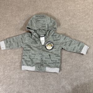 Star Wars Unisex‎ Kids Hoodie 12M Gray Grogu Precious cargo